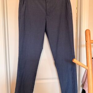 Bonobos Navy Dress Pants with Interior Waistband